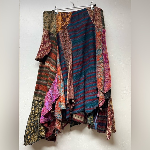 Kathmandu PatchWork Skirt - Picture 2 of 5